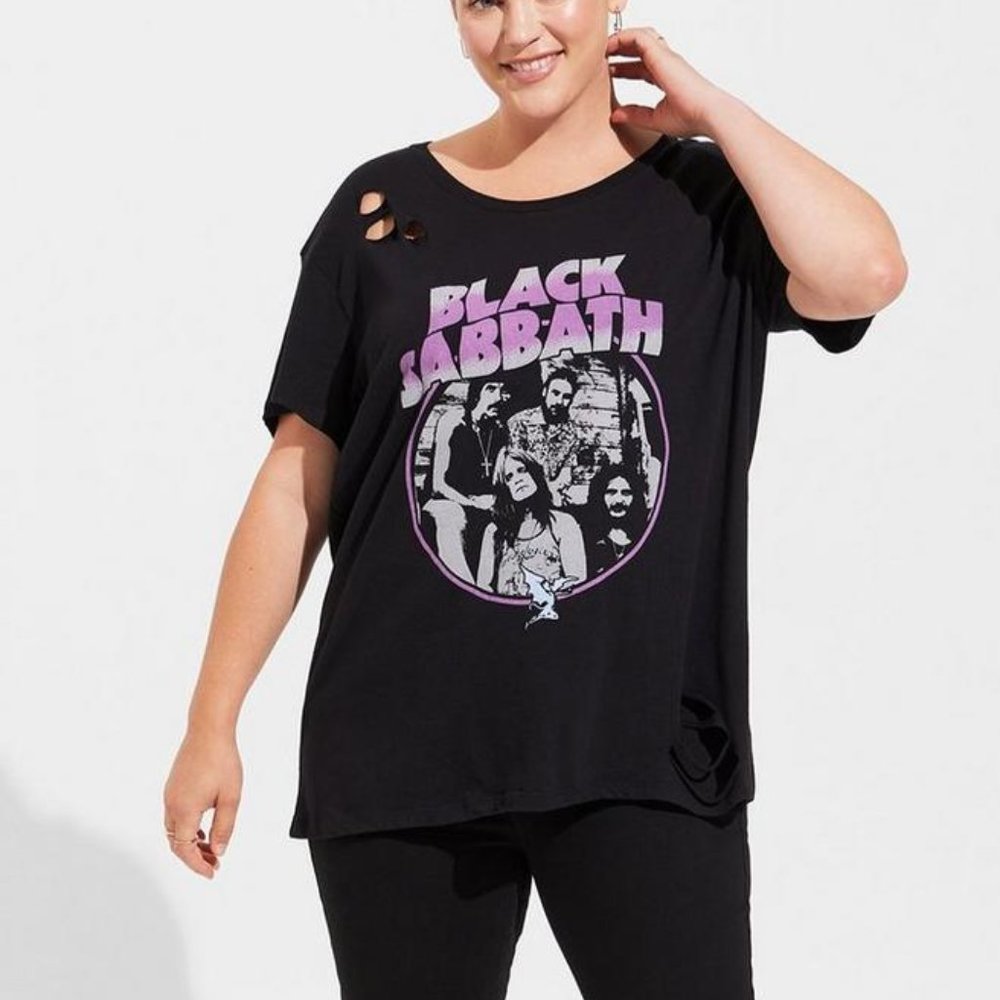❤️NWT TORRID TEE BLACK SABBATH OZZY OSBOURNE CONCERT TEE SHIRT PLUS SIZE